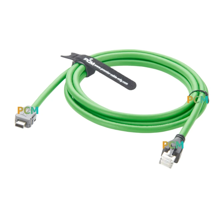 IX B Key To RJ45 Plug Industrial Serial Cable factory
