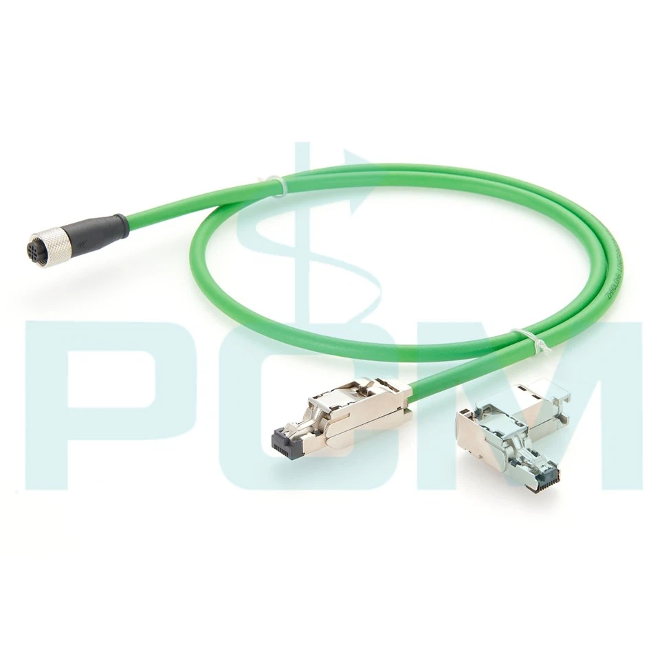 E11898 Endüstriyel Kontrol Ethernet Profinet Kablosu M12 - RJ45 Konnektör
