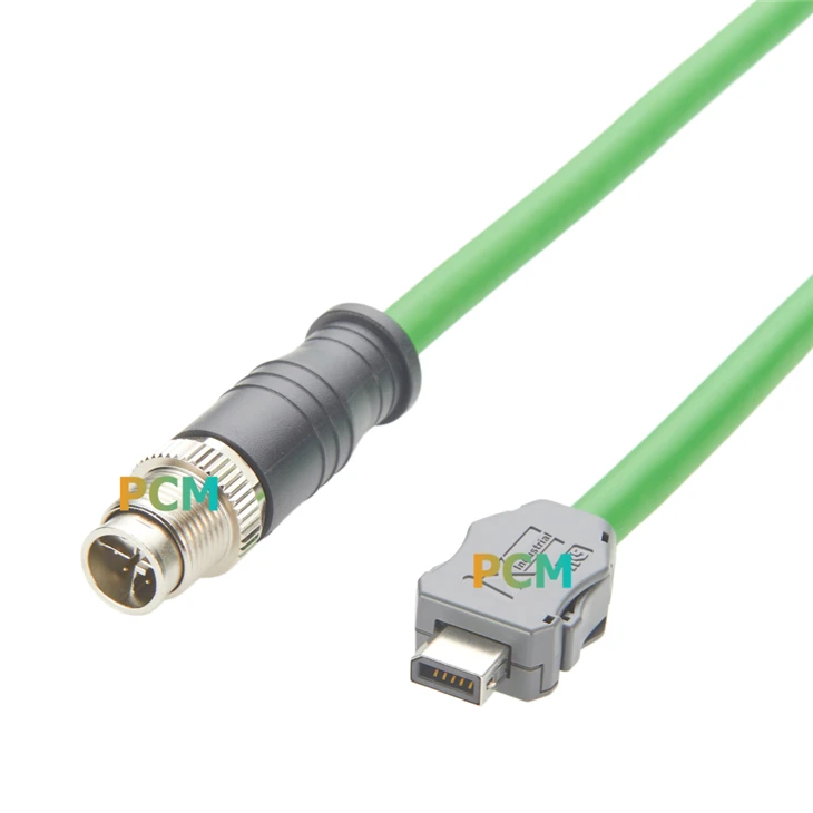 IX Industrial B Key To M12 X-Code Serial Cable