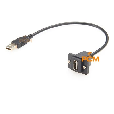 USB2.0 Vidalı Kilit Panel Montaj Kablosu